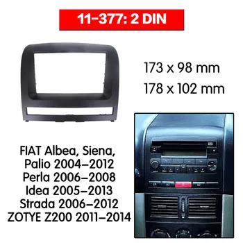 Dvostruka Ploča Din Za FIAT Albea Siena Palio Perla Idea Radio DVD Stereo Panel Kontrolna Ploča Montaža Završiti 2 din 11-377
