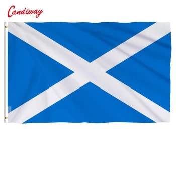 3x5 metara Škotski Križ Zastava St. Andrew Banner Slano Škotski Plamenac Parada Aktivnosti ФестивалЬдекорация NN067