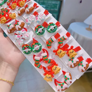 Sanrio Božićni Šlem Cinnamoroll Gumice Za Kosu Mače Bobby Pin Za Kosu Anime Crtani Film Bobby Pin Za Kosu Dječji Božićni Pokloni Dijete