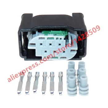 1 Set 6-pinski Minijaturni Vodootporan Priključak serije 0.6 Auto-Senzor za Gas Priključak Električne Žice 1-967616-1