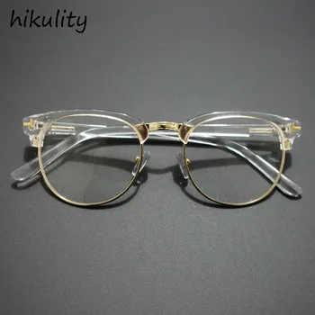 Luksuzni Srebrni Prozirne Naočale Naočale, Za Naočale Ženske Dizajnerske Marke Prozirne Rimless Za Čaše Prozirne Leće Okvira Za Naočale, Gospodo