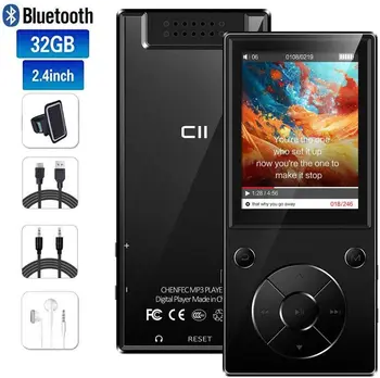 Bluetooth mp3 music player ruizu C11 ugrađeni zvučnik sa 2,4-inčnim TFT ekrana bez gubitaka, podrška za do 128 GB SD auto