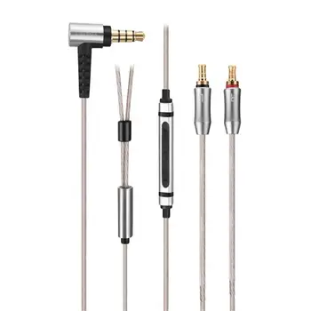 OKCSC Priključak A2DC Kabel za slušalice od 3,5 mm Utikač OFC Посеребренный Kabel za slušalice Audio-Technica ATH-LS70 / ATH-LS50 / ATH-E40 / ATH-E50